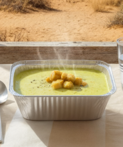 Alternative view of Crema de calabacin.