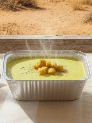 Alternative view of Crema de calabazin.