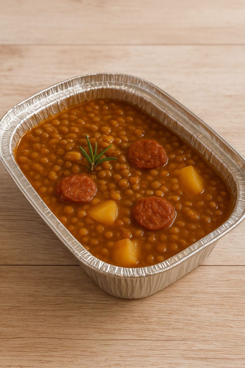 Lentejas con chorizo y patatas. - Imagen 2
