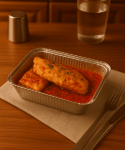 Alternative view of Merluza con Tomate