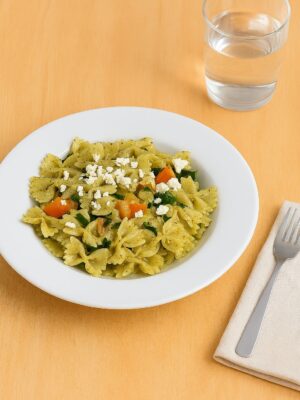 Pajaritas (Pasta) con verduras