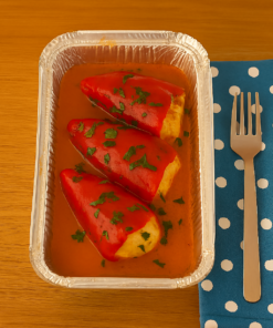 Pimientos del piquillo rellenos de bacalao. - Imagen 2