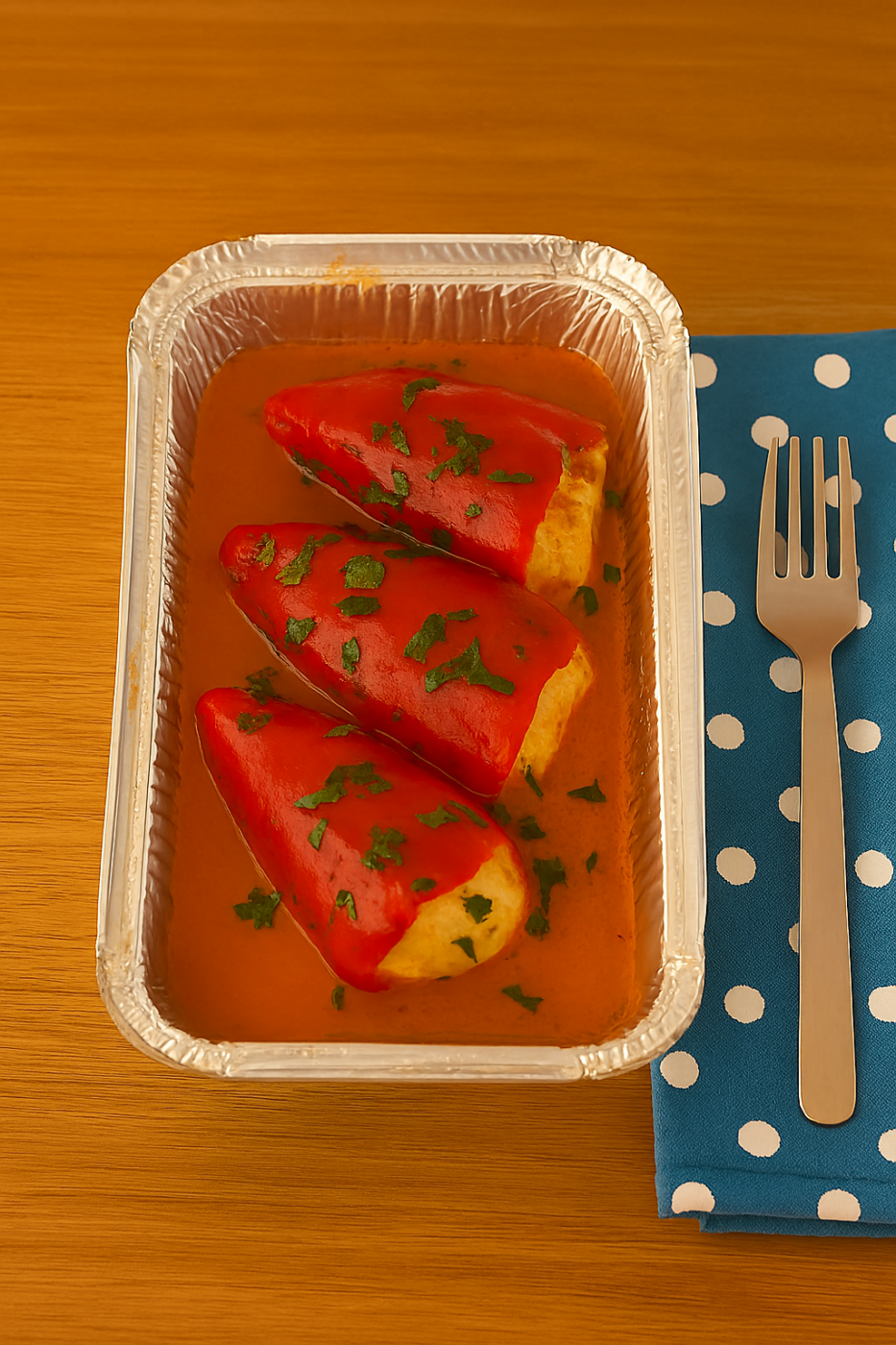 Pimientos del piquillo rellenos de bacalao. - Imagen 2