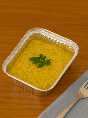 Alternative view of Sopa de cocido con fideos.