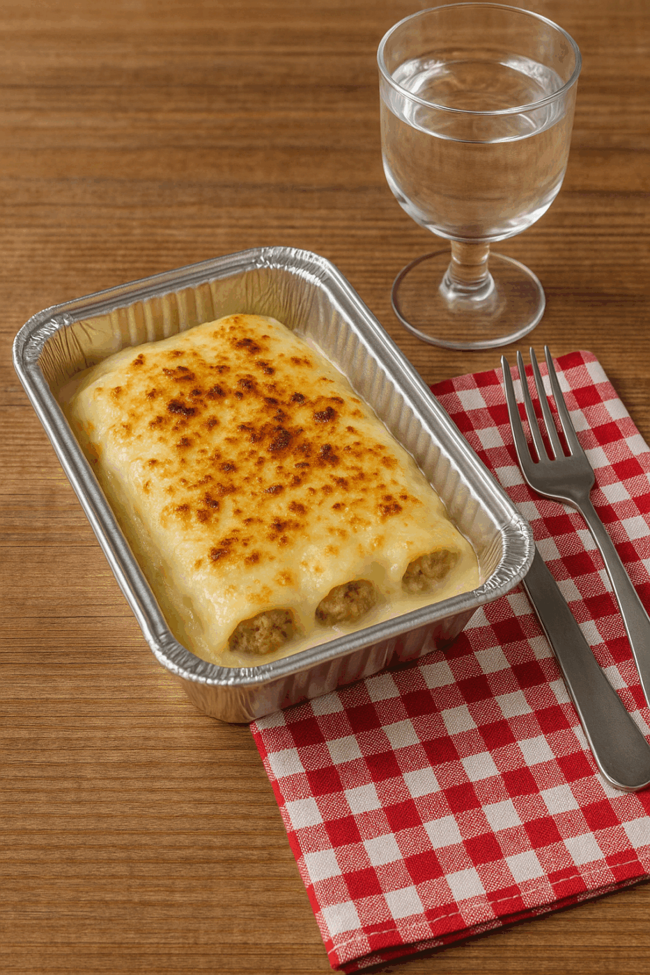 Canelones de carne con bechamel - Imagen 2