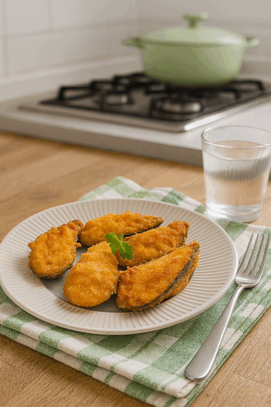 Sopa de pescado fideos con almejas.